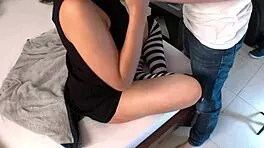 i fuck my cute petite girlfriend hard after school, shes so tight