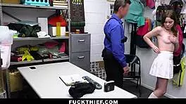 Teen trades sex for lipstick.