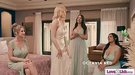 We Are All Licking The Brides Pussy To Become Maid Of Honor!