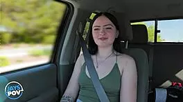 Jay asks, 'Ready for your tight pussy to be stretched, Imani Valor?'