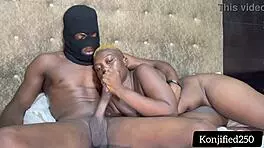 His Big Black Dick Fucks My Wet Black Pussy