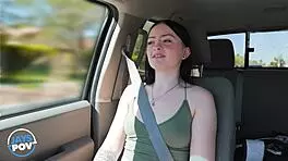 Jay asks, 'Ready for your tight pussy to be stretched, Imani Valor?'