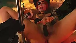 Pirate Girl Orgasms Wildly!