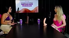 loira safada demonstra o seu boquete mostra os peitos depois de dizer que descobriu uma posi��o pra fazer sexo anal - milena moreau sheer red