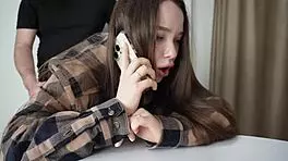 fucking my stepsister while shes on the phone