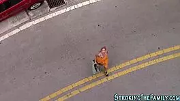 Teen Stepdaughter Gets Slammed In Doggystyle. Deepthroat That Big Cock! 😈