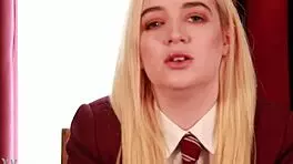 British student shows upskirt panties at party for jerk off instructions 😘