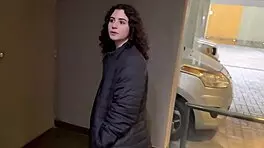 I fucked my petite argentine neighbor because the elevator was broken, bending her over for anal and blowjob.