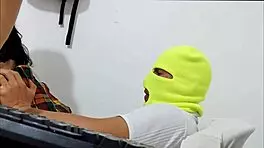 Sex-addicted Canadian neighbor dominates me in bed, making me cum inside her