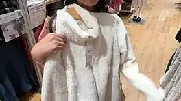 18yo Asian Sucks Me In Fitting Room And Swallows Cum!