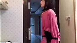 asian ladyboy jerks off flashing woman and cums 💦