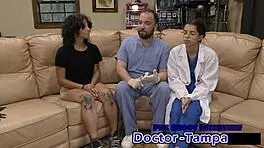 nicole luvas first gyno exam with latex gloves