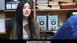 i got busted hiding goods in her tights ass