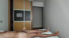 i jerk off in front of the cleaning lady at the hotel