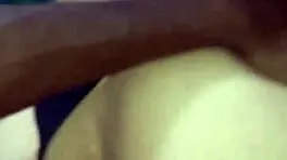 Pretty Babe Enjoys Riding Big Black Cock In Homemade Quickie, Getting Facial And Milking Huge Uncut Dick As Cuckold Watches