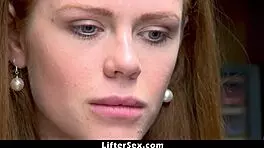 i caught ella hughes shoplifting and made her suck my cock