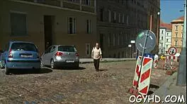 Old boy licks teen pussy roughly