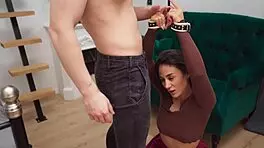 hottie rides fat cock in intense assfuck