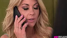 Kayla Kayden seduces evie christian