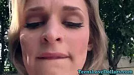 real teen explores outdoor public adventures