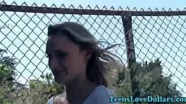 real teen explores outdoor public adventures