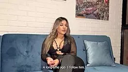 Colombian Teen 18+ Blonde With Huge Boobs Naty Delgado Gets Wet Pussy Licked In Pov Interview