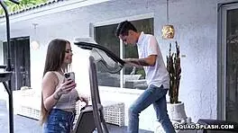 busty teen josie tucker sucks big cock