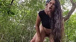 indian woman fucked in the field by a foreigner in quickie homemade pornstar action, wet pussy and all
