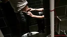 Surprise Anal and Blowjob in Public Restaurant