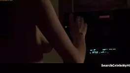 charlotte lewis topless in sketch artist 1993, giving a sexy blowjob.