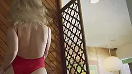 Blake Blossom performs Playboy striptease