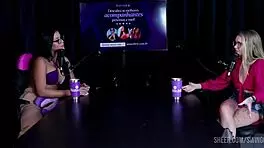 Intense Domination of Tattooed Latina Virgin in Public Swing with Toys