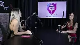 Luciana Picchi Poses In Sheer Red Lingerie Glamourously