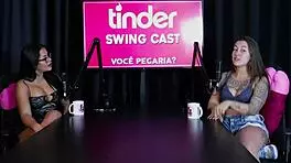 Safada Shows Blowjob After Tinder Swing Cast - Flor De Damiana Sheer Red