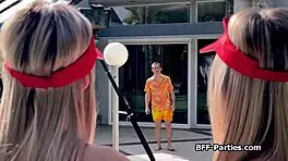 Blonde Lifeguards Feasting On Patients Hard Dick