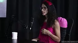 Compilation Of Spaghetti Swing Cast With Tiffany Rocha In Sheer Red