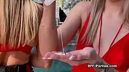Blonde Lifeguards Feasting On Patients Hard Dick