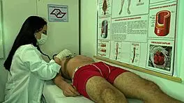 Nurse Gets Excited by Patient's Erection!