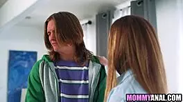 stepmom takes double penetration from stepson and bully