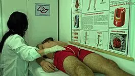 Nurse Gets Excited by Patient's Erection!