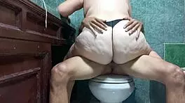 hey why not fuck this woman in the shower since she's alone at home?