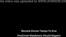 Doctor Tampa's mandatory freshman vibrator session with Angel Oaks.