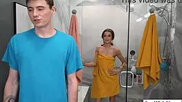 i fucked my skinny stepsister after her blowjob on my big cock