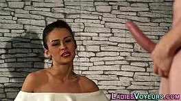 Cfnm Domina Humiliates Loser in Public