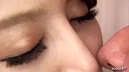 i love giving this intense blow and handjob to that big dick japanese girl before her facial cumshot in uncensored porn