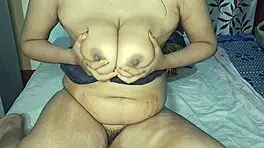 Hot Indian Desi Bhabhi Plays With Hairy Pussy