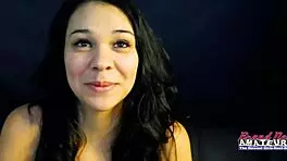 sabrina says watch me masturbate hairy cock for facial cum