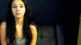 sabrina says watch me masturbate hairy cock for facial cum