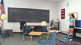 I watch brunette teen suck big cock