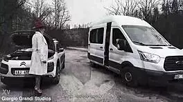 Vivian Lola Endures Rough 6on1 Interracial Gangbang With Deep Anal